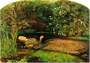 Ophelia floating