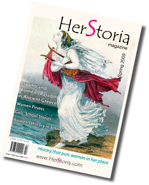 HerStoria magazine pile