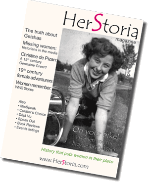 Sample Herstoria magazine cover