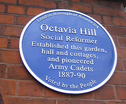 Octavia Hill plaque